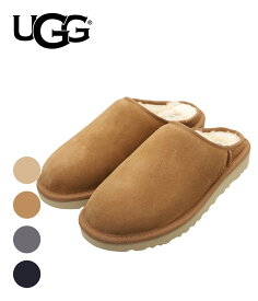 【送料無料】UGG / アグ : CLASSIC SLIP-ON / 全4色 : クラシック スリッポン シューズ 靴 スリッパ ルームシューズ ブラック チェスナット シープスキン スエード もこもこ ボア ボリューム あったかい 秋冬 シンプル クッション性 : 1129290【DEA】【PIE】