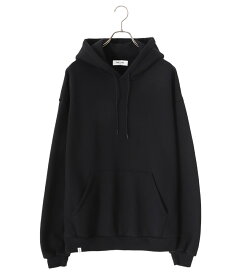 【送料無料】MAGIC STICK / マジックスティック : THE CORE IDEAL HOODIE : ザ コア アイディアル フーディー トラックジャケット パーカー ベストシルエット ミニマライズ ワイドボックス メンズ ブラック コットン 日本製 : 23AW-CORE-002【WAX】