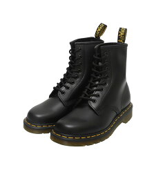 Dr.Martens / ドクターマーチン : 1460Z:8-hole : ファーストモデル ブーツ 編み上げ ステッチ ハイカット 革靴 8ホールブーツ レザー レディース メンズ ブラック シンプル モード スムースレザー 耐久性 機能性 : 10072004【DEA】