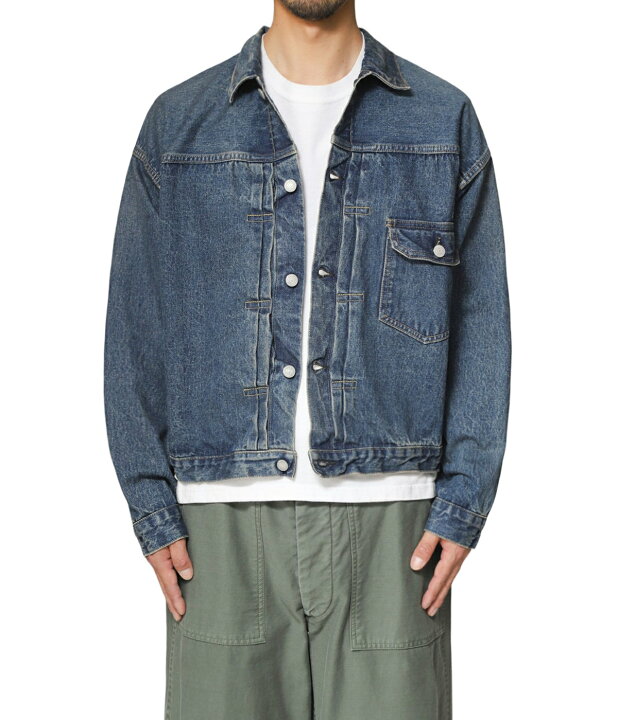 楽天市場】orSlow : TYPE1 PLEATED FRONT BLOUSE VINTAGE WASH / 全2色 
