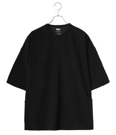 【送料無料】is-ness / イズネス : SWITCHING MOSS T-SHIRT / 全2色 : スウィッチングモスTシャツ Tシャツ ビッグT オーバーサイズ カットソー オーバーサイズ 切り替え スラッシュポケット 五分袖 メンズ ブラック ネイビー : 1005SSSCST02【NOA】【コンパクト】