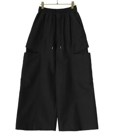 【送料無料】beautiful people / ビューティフルピープル : 【レディース】linen cotton satin bow silhouette pants : ビューティフルピープル 24SS 春夏 宇都宮 レディース 正規品 リネン クロス サテン ボウ シルエット : 1415105012【ANN】