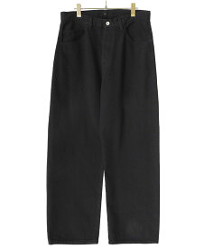 Porter Classic / ポータークラシック : STEINBECK DENIM PANTS : スタインベックデニムパンツ デニム ブラックデニム シンプル セットアップ 柔らかい : PC-005-2863【COR】