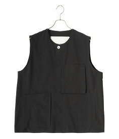 toogood / トゥーグッド : THE TINKER GILET : ティンカージレ メタルボタン レイヤード ノースリーブ サマートップ リップストップコットン ボクシーシルエット : TTG-FRC-020【RIP】