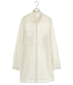 toogood / トゥーグッド : THE TAILOR SHIRT : テーラーシャツ ロングライン ワーク ピンストライプ フェード コットン ルーズ シルエット : TTS-FS-020【RIP】