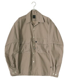 DAIWA PIER39 / ダイワ ピアサーティナイン : TECH SPORTS OPEN COLLAR SHIRTS L/S MINI PLAIDS / 全2色 : テックスポーツオープンカラーシャツロングスリーブミニプレイド ダイワピアシャツ オープンカラーシャツ 長袖 チェック : BE-90024【PIE】【REA】