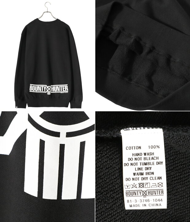 楽天市場】BOUNTY HUNTER : B×H LOGO Crew Neck Sw : BHLC2402-2[NOA 