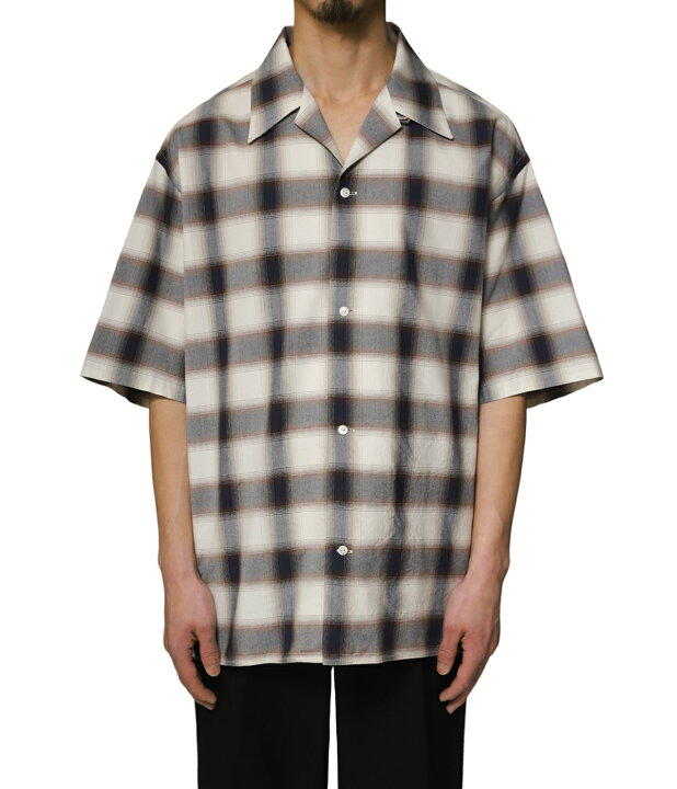楽天市場】URU : COTTON MODAL - OPEN COLLAR S/S SHIRTS : 24SCM02 