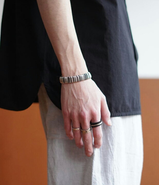 楽天市場】m.a+ / エムエークロス : thin silver wrapped wrist band 