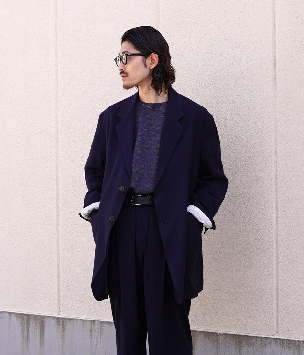 楽天市場】[SALE]URU : WOOL RAYON SILK - 2 BUTTON JACKET : 24SWRS01 