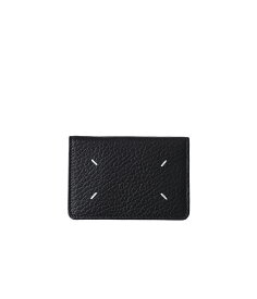 Maison Margiela / メゾン マルジェラ : Card Holder Slim : カード ホルダー スリム エンボス加工 牛革 イタリア ブラック カードケース 財布 : SA1VX0011-P4455【BJB】