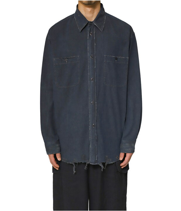 楽天市場】marka / マーカ : DAMAGE SHIRT - organic cotton chambray 