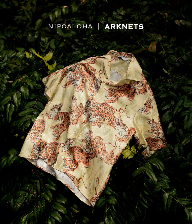 楽天市場】NIPOALOHA : [ONLY ARK]別注 SILK SHORT SLEEVE ALOHA SHIRT 