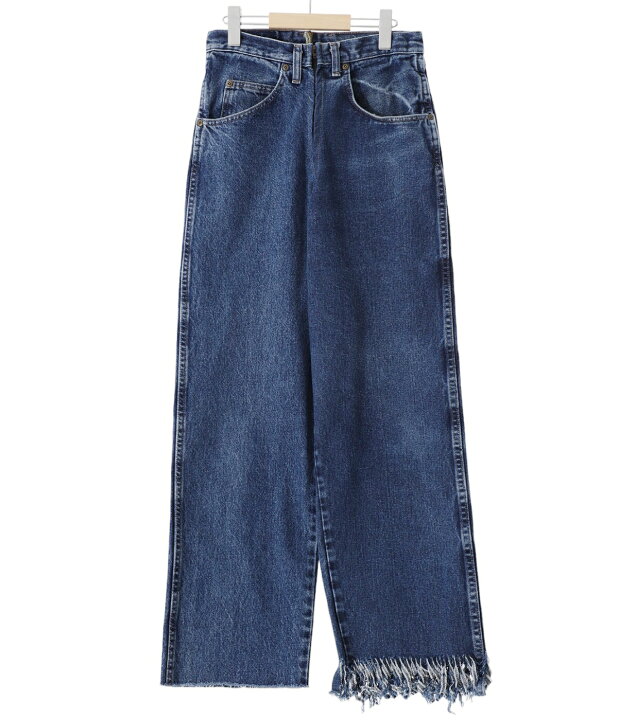楽天市場】77circa : [レディース]circa make fringe denim pants  