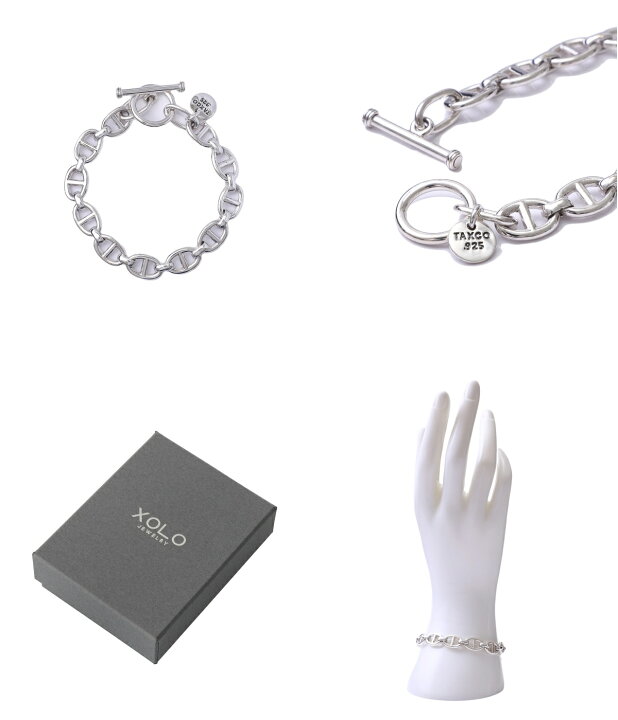 楽天市場】XOLO JEWELRY : Anchor Link Bracelet -10mm- : XOB102[COR 