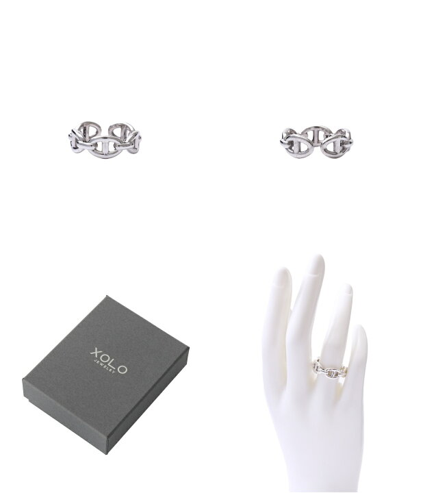 楽天市場】[送料無料]XOLO JEWELRY : Anchor Chain Ring : XOR069[COR 