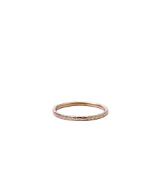 [送料無料]Garden of eden : 10K MINIMAL RING(WOOD SURFACE) : 24AW121[NOA][D]