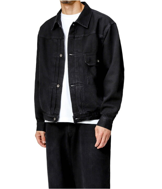 楽天市場】[送料無料]marka : NEW TYPE1 DENIM JACKET - black  