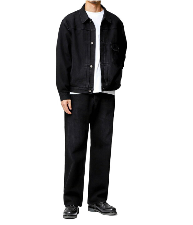 楽天市場】marka / マーカ : RELAX STRAIGHT FIT JEANS - black 