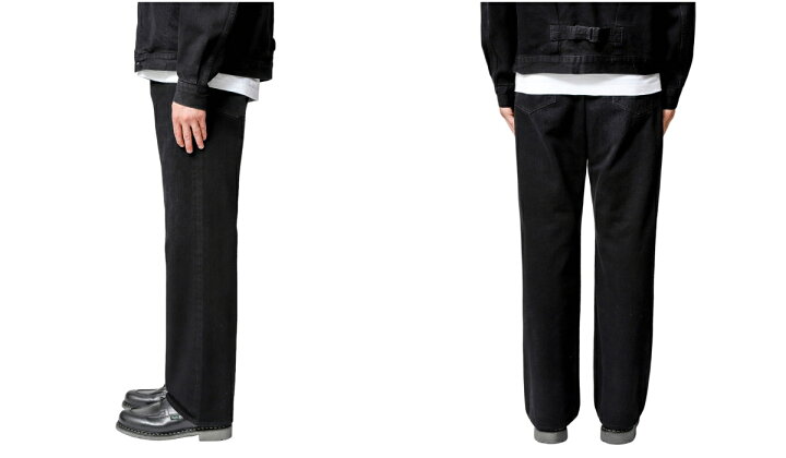 楽天市場】marka : RELAX STRAIGHT FIT JEANS - black - : M24C 