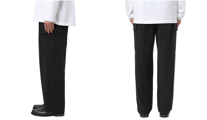 楽天市場】ATON : COTTON VOILE SATIN PARATHUTE CARGO PANTS / 全2色  