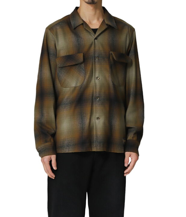 楽天市場】MINEDENIM : PENDLETON W.Check Double Pocket Open Collar 