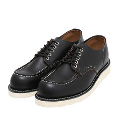 RED WING / レッドウィング : CLASSIC MOC OXFORD No.8090 : ワーク オックスフォード ワイズD メンズ クラシックモック ベストセラー レザーインソール 軽量 モックトゥ はきやすい ブラック ホワイト : 8090【STD】