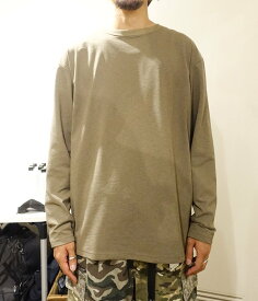 ■【予約商品 2024年3月～4月入荷予定】WILD THINGS / ワイルドシングス : FIELD MESH L/S / 全2色 : フィールドメッシュロングスリーブシャツ メッシュティー アウトドア ゆったり リラックス ロンT 無地 シンプル レイヤード メンズ : WT24059KB【AST】