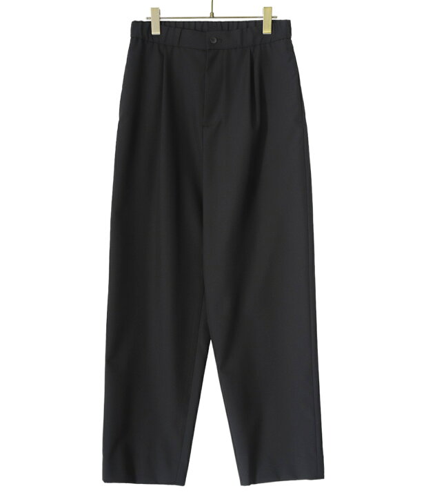 楽天市場】ATON / エイトン : WOOL TROPICAL TAPERED EASY PANTS 
