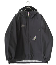 is-ness / イズネス : 3-LAYER TRANSFORMABLE JACKET : 3レイヤー トランフォーマブルジャケット マウンテンパーカー メンズ 防風 防水 撥水 アウトドア サイドファスナー ゆったり ブランドロゴ ポンチョ ナイロンジャケット : 1006SSJK01【NOA】