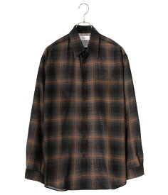 marka / マーカ : CHECK SHIRT - WOOL × RECYCLE POLYESTER VIYELLA - / 全2色 : チェックシャツ ウール リサイクル ポリエステル ビエラ チェックシャツ カジュアル : M24A-12SH01C【COR】【WIS】