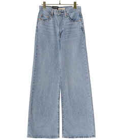 LEVI'S / リーバイス : 【レディース】RIBCAGE WIDE LEG : リブケージワイドレッグ ワイドデニム リーバイスデニム デニム ハイウエスト ハイライズ ワイドシルエット 脚長 美脚 90年代風 コットン スタイルアップ : A6081-0002【DEA】