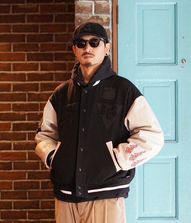 楽天市場】Evisen Skateboardsゑ : DELUXE VARSITY BOYS JACKET : 8131  
