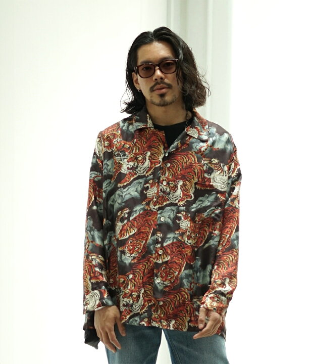 楽天市場】【P10倍】NIPOALOHA / ニポアロハ : SILK LONG SLEEVE ALOHA 