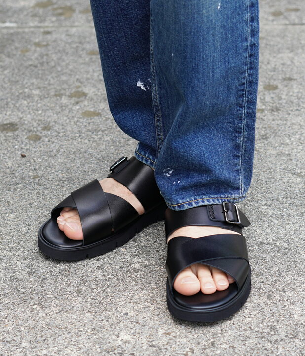 楽天市場】foot the coacher : CROSS BELT SANDALS (GLOXI CUT SOLE  