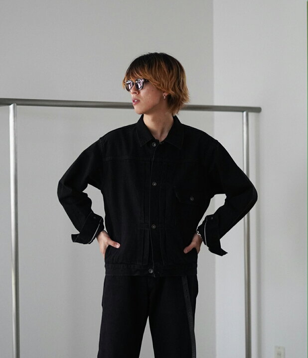 楽天市場】marka / マーカ : NEW TYPE1 DENIM JACKET - black 