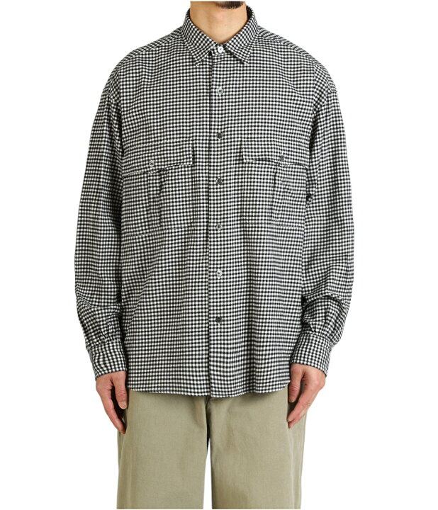楽天市場】PORTER CLASSIC : ROLL UP FLANNEL GINGHAM CHECK SHIRT  