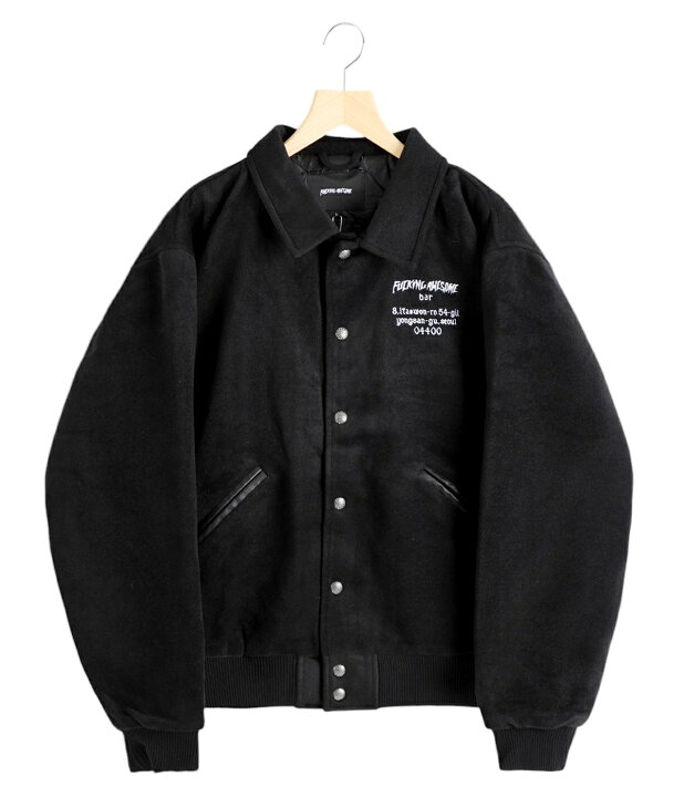 楽天市場】FUCKING AWESOME : Korea Bar Varsity Jacket : FA-KBVJ[WAX  