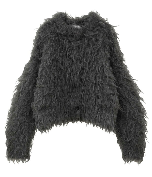楽天市場】[送料無料]CLANE : [レディース]SHAGGY SHORT KNIT CARDIGAN 