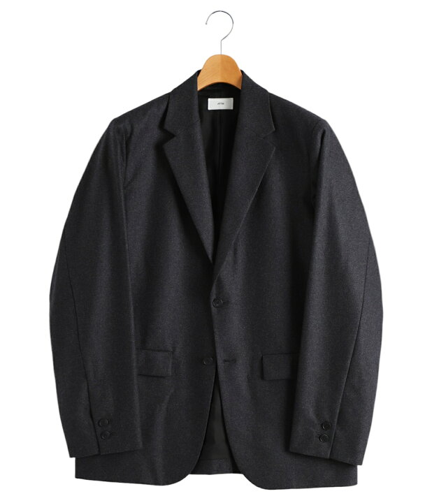 楽天市場】ATON : MERINO COLLEGE FLANNEL TAILORED JACKET / 全2色 