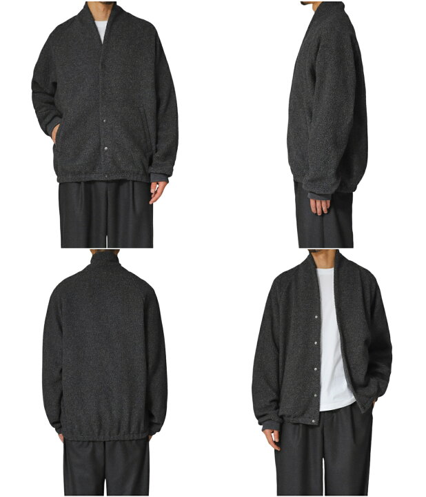 楽天市場】[送料無料]Scye : Recycle Wool Boa Fleece Snap Cardigan 