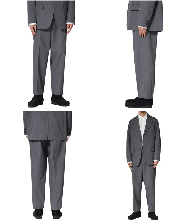 楽天市場】Unlikely : Unlikely Back Strap Plain Front Trousers Wool 