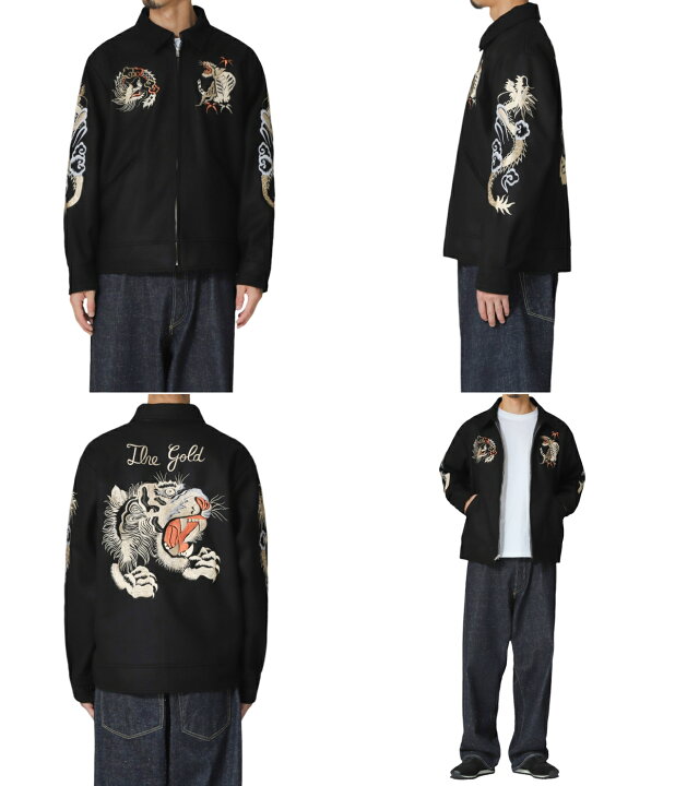 楽天市場】東洋エンタープライズ GOLD : WOOL MELTON SOUVENIR JACKET 