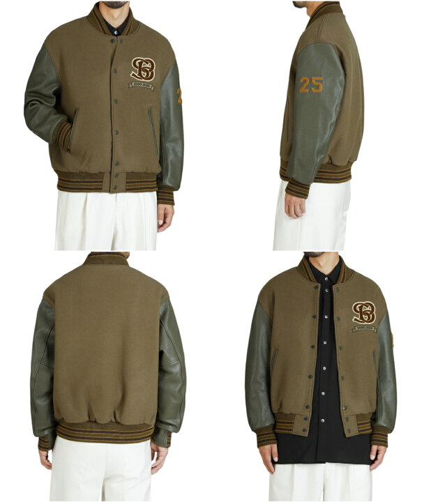 楽天市場】[送料無料]Scye : Wool Melton Varsity Jacket : 5725-63555 