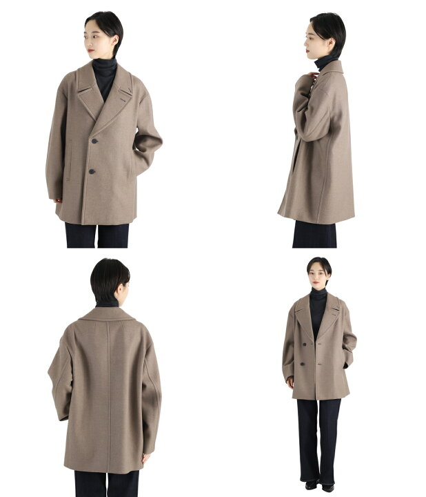 楽天市場】[送料無料]ATON : [レディース]SUPER 120S DOUBLE MELTON 
