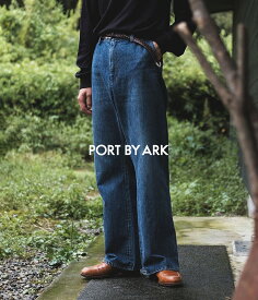 [送料無料]PORT BY ARK : Seamless Denim Pants - Vintage wash : PO18-PT01[COR][BJB]