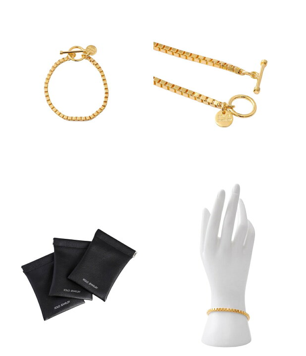楽天市場】[送料無料]XOLO JEWELRY : Venetian Link Bracelet -4mm 