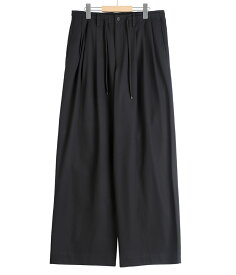 [送料無料]MARKAWARE : TRIPLE PLEATED EASY TROUSERS -ORGANIC COTTON VOILE YARN TWILL- / 全2色 : A26A16PT02C[WIS][MUS]