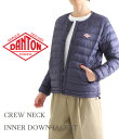 DANTON / ダントン : 【レディース】<CREW NECK INNER DOWN JACKET(インナーダウンジャケット)> / 全3色 : ダウン ジ...