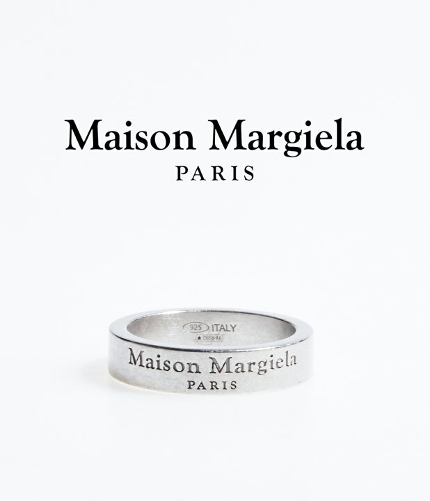 楽天市場 Maison Margiela メゾン マルジェラ Logo Ring ロゴリング シルバーリング アクセサリー 指輪 メンズ ファッションリング ジュエリー スターリングシルバー シルバー925 ブランドロゴ刻印 ギフト プレゼント 誕生日 箱付き Sm1uq0064 Sv0091 Rip